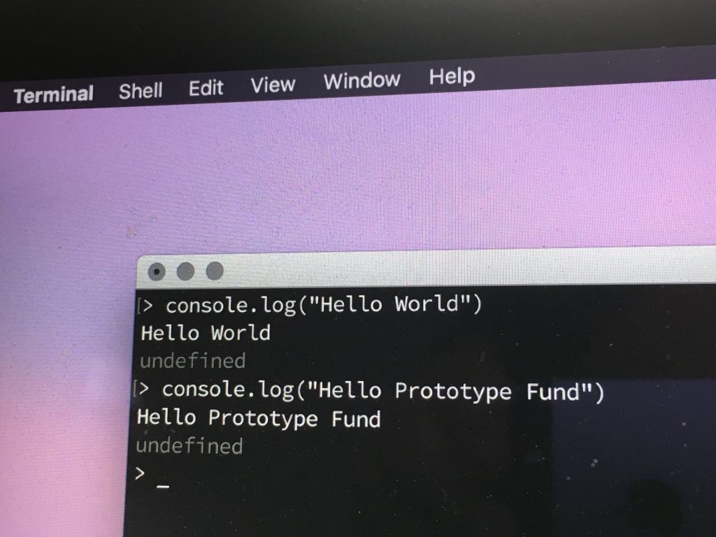 Hello World! –  Hello Prototype Fund!
